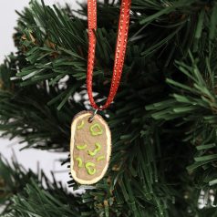 Májkrémes kenyér erős paprikával karácsonyfadísz