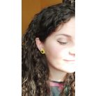 Bedugós napraforgó fülbevaló