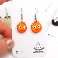 Calcifer earrings