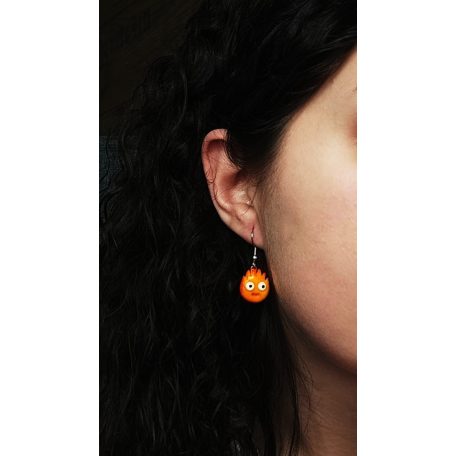 Calcifer fülbevaló