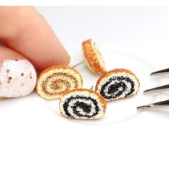 Bedugós bejgli fülbevaló