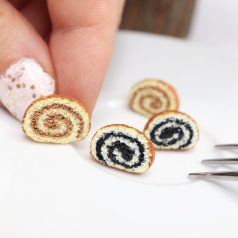 Bedugós bejgli fülbevaló