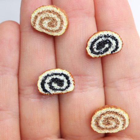 Bedugós bejgli fülbevaló