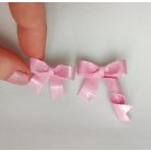 Rózsaszín masni fülbevaló