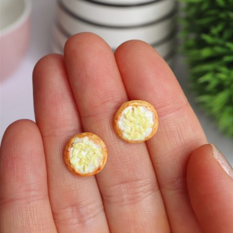 Bedugós lángos fülbevaló