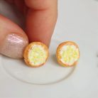 Bedugós lángos fülbevaló