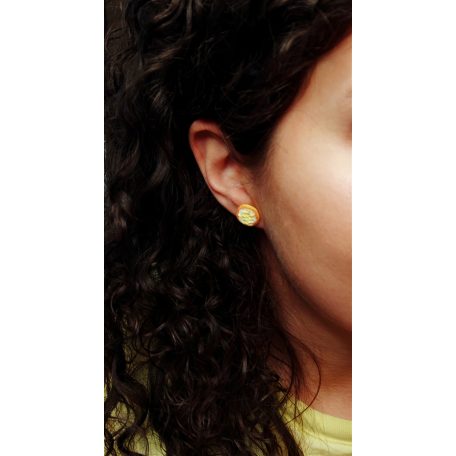 Bedugós lángos fülbevaló