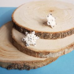 Hópehely fülbevaló