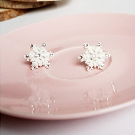 Hópehely fülbevaló