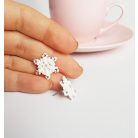 Hópehely fülbevaló