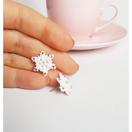 Hópehely fülbevaló