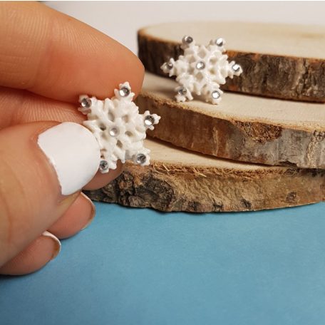 Hópehely fülbevaló