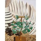 Lógós Monstera levél, könnyezőpálma fülbevaló