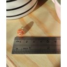 Fahéjas csiga fülbevaló