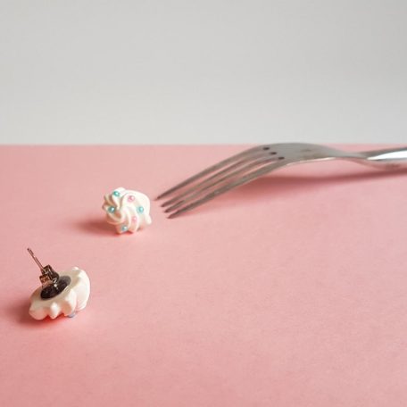 Habcsók fülbevaló