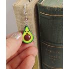 Smiling avocado bookmark