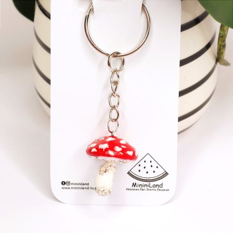 Mushroom Keychain