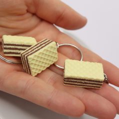 Nápolyi szelet kulcstartó