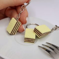 Nápolyi szelet kulcstartó