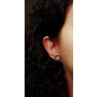 Kókusztekercs fülbevaló