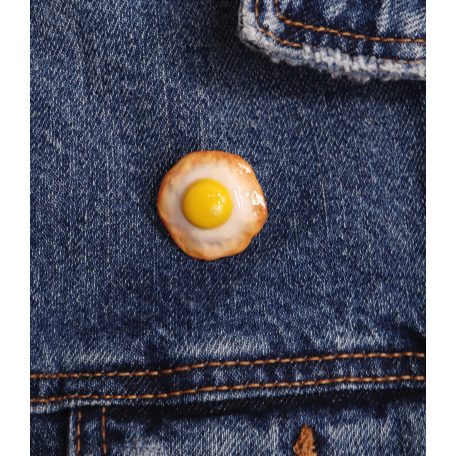 Tükörtojás kitűző