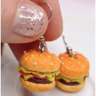 Hamburger fülbevaló