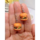 Hamburger fülbevaló