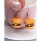 Hamburger fülbevaló