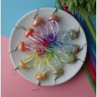 Lógós medúza fülbevaló