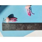 Rózsaszín medúza fülbevaló