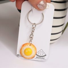 Fried Egg Keychain