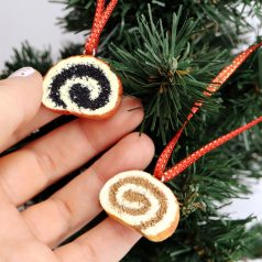 Bejgli karácsonyfadísz