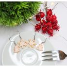 Karácsonyi cukormázas mézeskalács fülbevaló