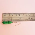 Zöldborsó fülbevaló