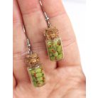 Üveges olajbogyó befőtt fülbevaló