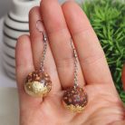 Ferrero rocher fülbevaló