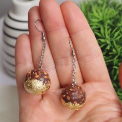 Ferrero rocher fülbevaló