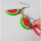 Lógós dinnye fülbevaló