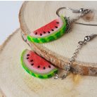 Lógós dinnye fülbevaló