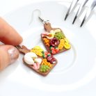 Hidegtál fülbevaló