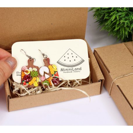 Hidegtál fülbevaló