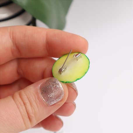 Kígyóuborka kitűző