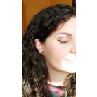 Chili paprika fülbevaló