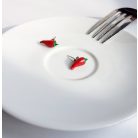 Chili paprika fülbevaló