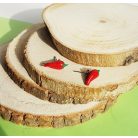 Chili paprika fülbevaló