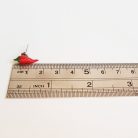 Chili paprika fülbevaló