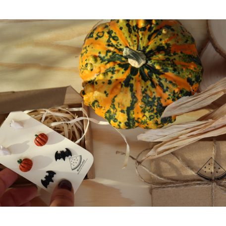 Halloweeni fülbevaló szett - 3 pár