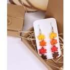 Őszi hulló falevelek fülbevaló