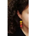 Őszi hulló falevelek fülbevaló