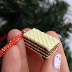 Nápolyi szelet karácsonyfadísz